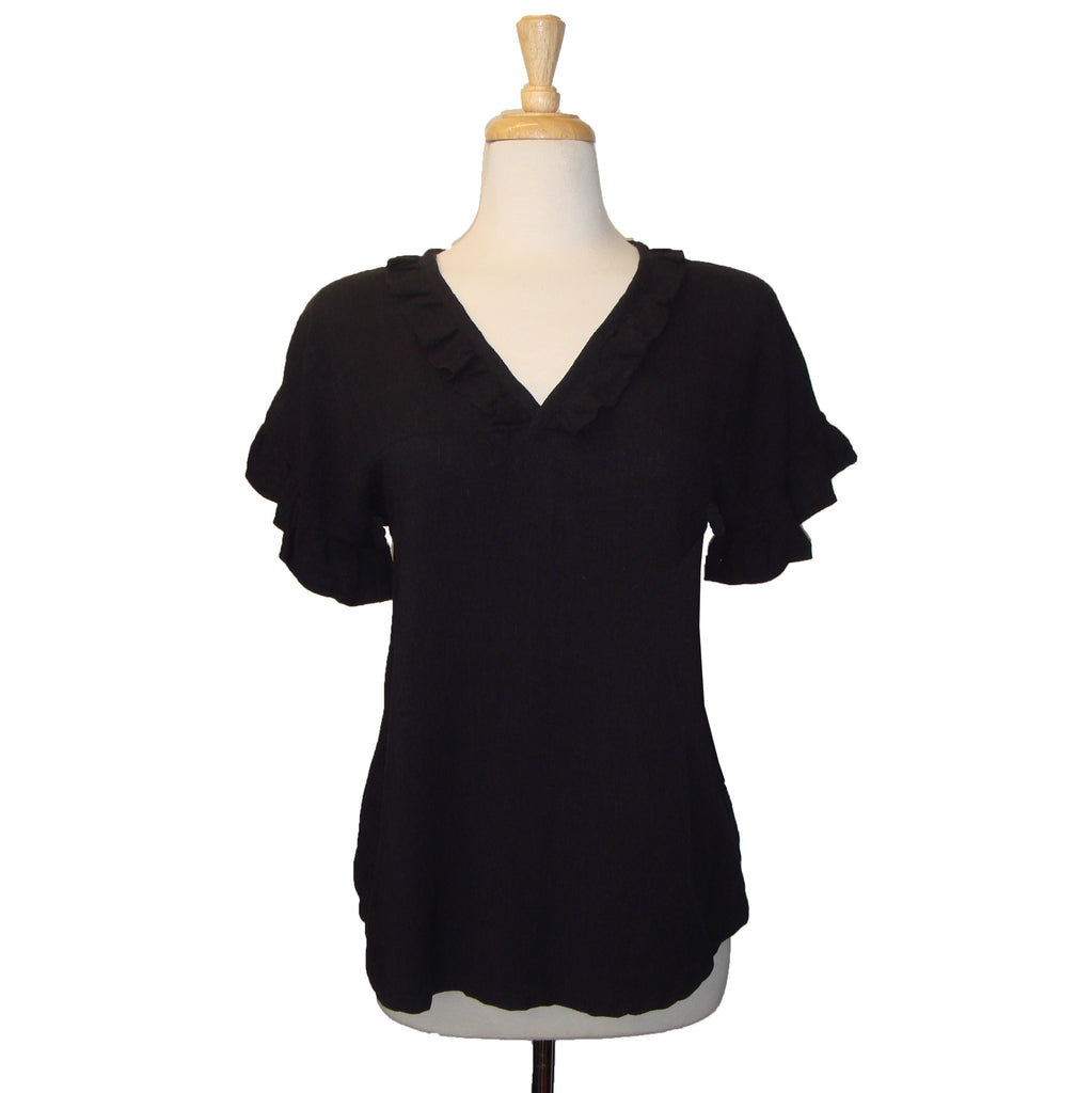 Mia Top - Black - Sale