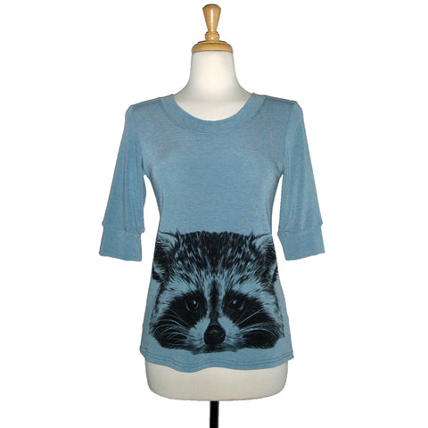 Sweater - Raccoon - Teal - Sale