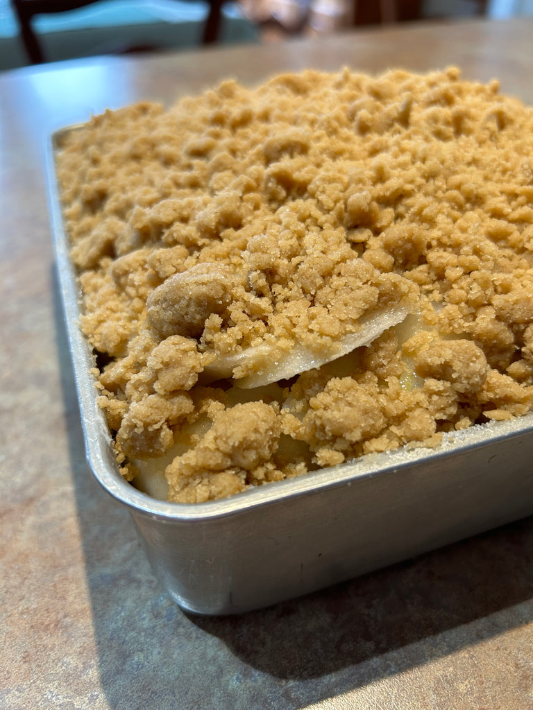 Apple Crumbles and Mom visits