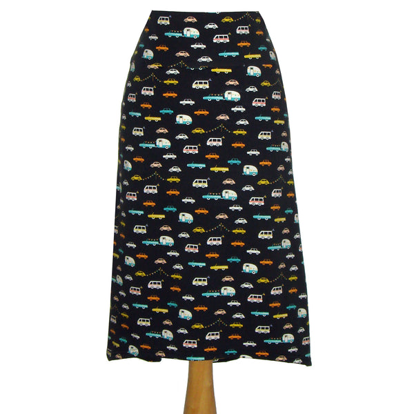 Midi Skirt - Cars and Campers - Sale