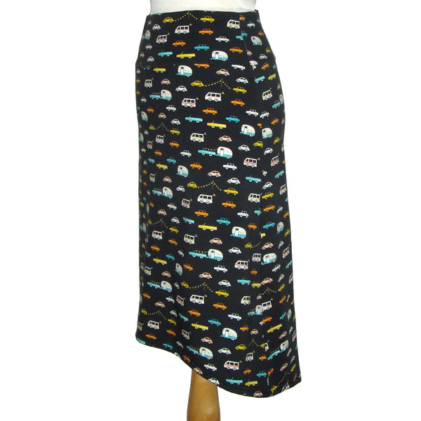 Midi Skirt - Cars and Campers - Sale
