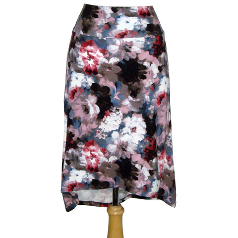 Midi Skirt - Rose Floral - Sale